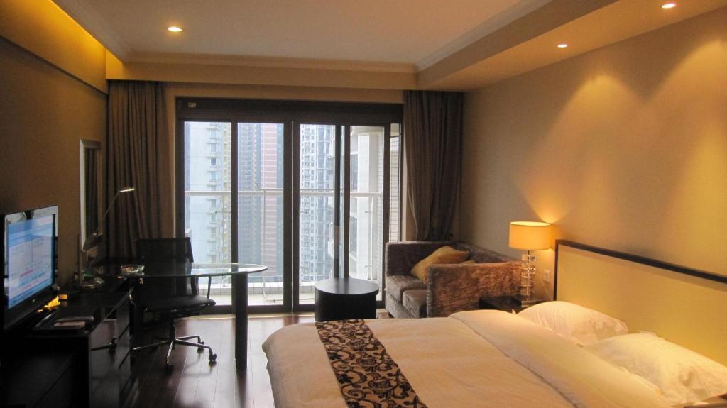 Guangzhou Meiyijia Hotel Apartment חדר תמונה