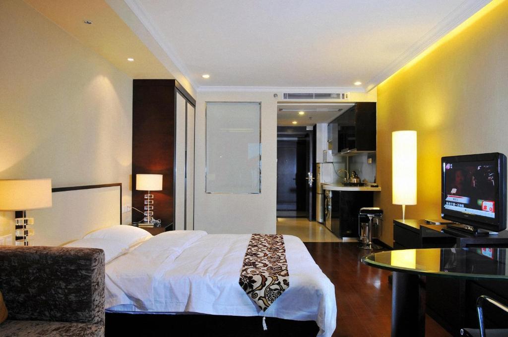 Guangzhou Meiyijia Hotel Apartment חדר תמונה
